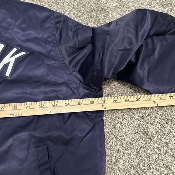 New York Yankees Pro Standard Wordmark Satin Full-Snap Jacket Men’s Size 3XL - Picture 7 of 10